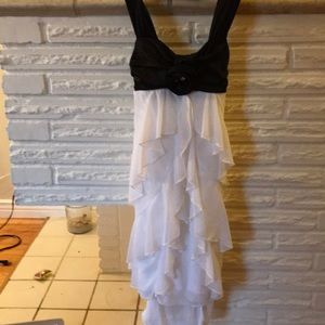 Black and white dress